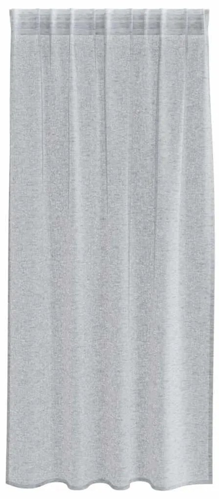 vidaXL Κουρτίνες με κουρτίνες 2 pcs Σκούρο γκρι 140x175cm Πολυεστέρας