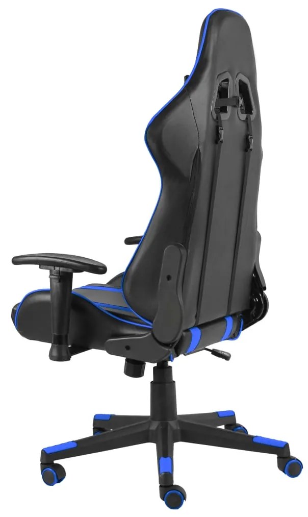 vidaXL Καρέκλα Gaming Περιστρεφόμενη Μπλε από PVC