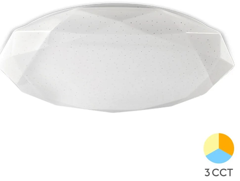 Φωτιστικό Οροφής Braytron BH16-20480 Λευκό (White) CCT3