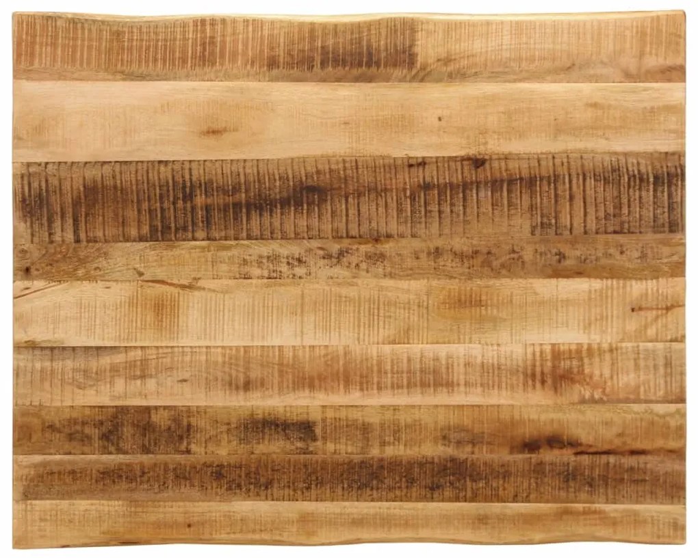 vidaXL Επιφάνεια Τραπεζιού 110x80x2,5 εκ. Live Edge Μασίφ Ξύλο Μάνγκο