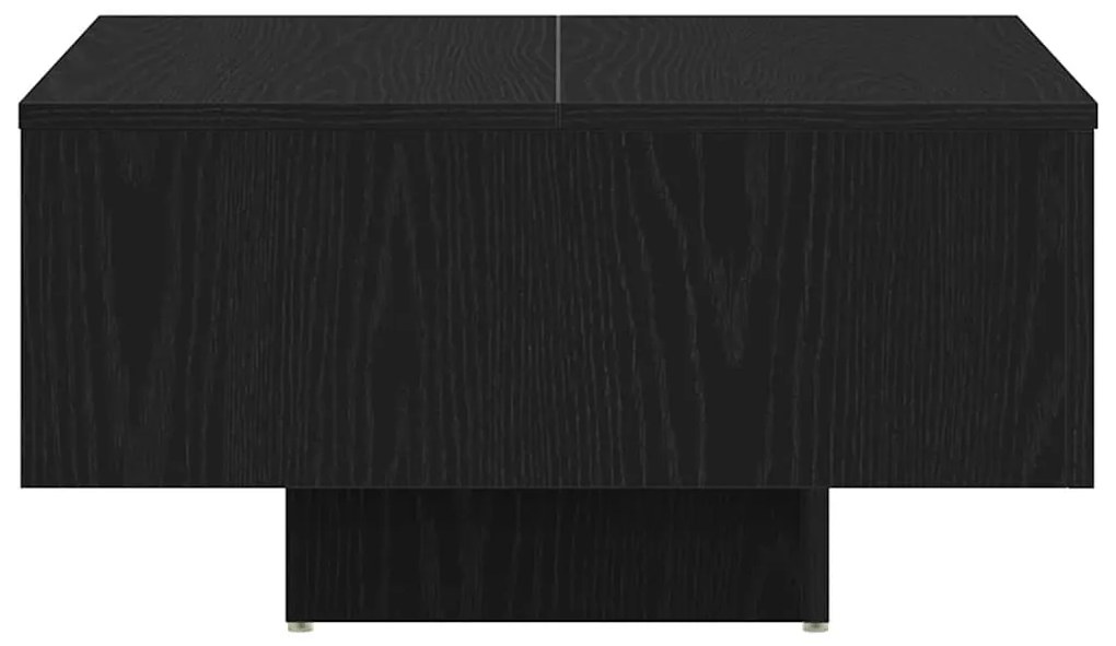 vidaXL Τραπεζάκι σαλονιού Μαύρη δρυς 60 x 60 x 31.5 εκ