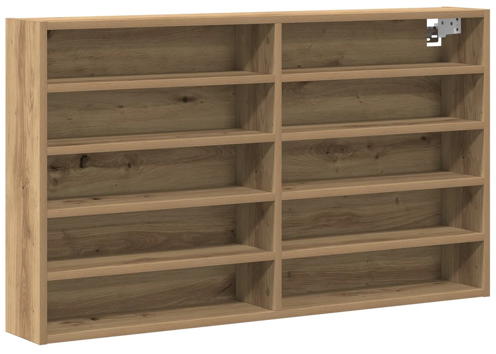 vidaXL Βιτρίνα Καμπίνας Artisan Oak 100x15x58 εκ. Επεξεργασμένο ξύλο
