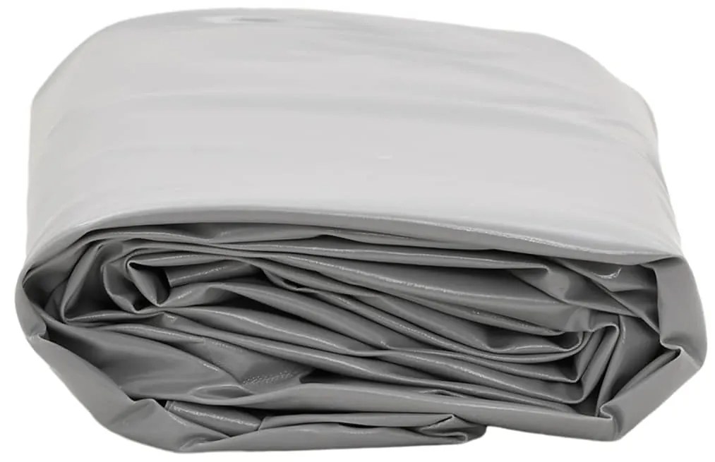 vidaXL Μουσαμάς Γκρι 2,5 x 4,5 μ. 650 γρ./μ²
