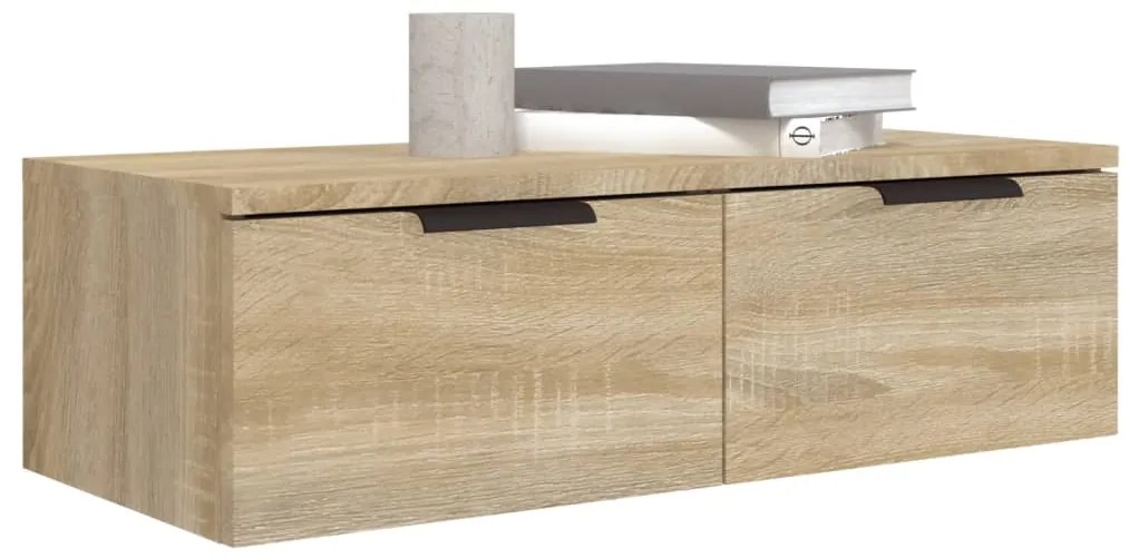 vidaXL Ντουλάπια Τοίχου 2 τεμ. Sonoma Δρυς 68x30x20 εκ. Επεξ. Ξύλο
