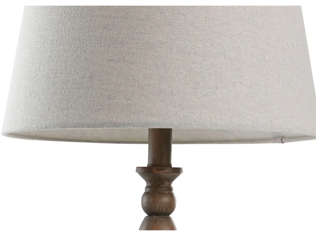 Φωτιστικό Δαπέδου Home ESPRIT Καφέ Κρεμ 50 W 220 V 38 x 38 x 150 cm (3 Τεμάχια)