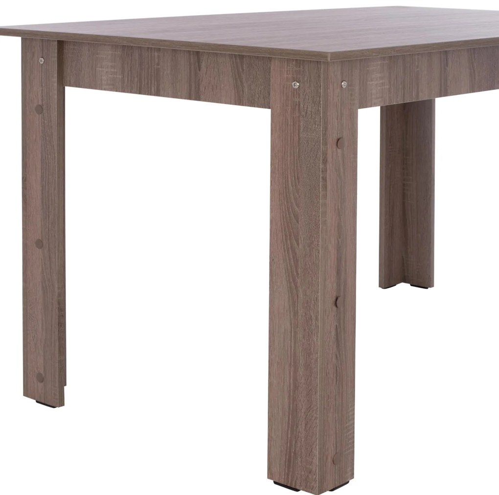 Σετ τραπεζαρίας C11619.07 3 τμχ σε Sonama oak και Μπέζ ύφασμα