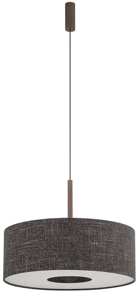Φωτιστικό Οροφής - Πλαφονιέρα Amarela M 11659 50x130cm 25W 1xE27 Choco-Black Nowodvorski