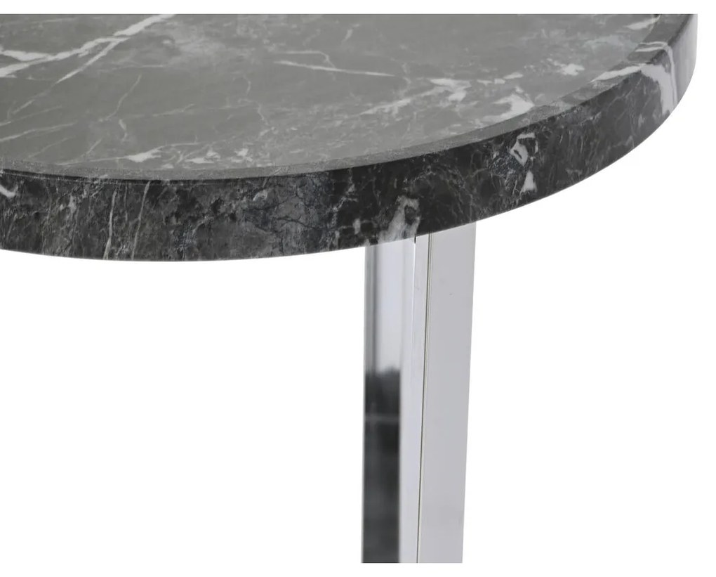 Βοηθητικό Τραπέζι DKD Home Decor Μαύρο Ξύλο MDF 40 x 40 x 53 cm