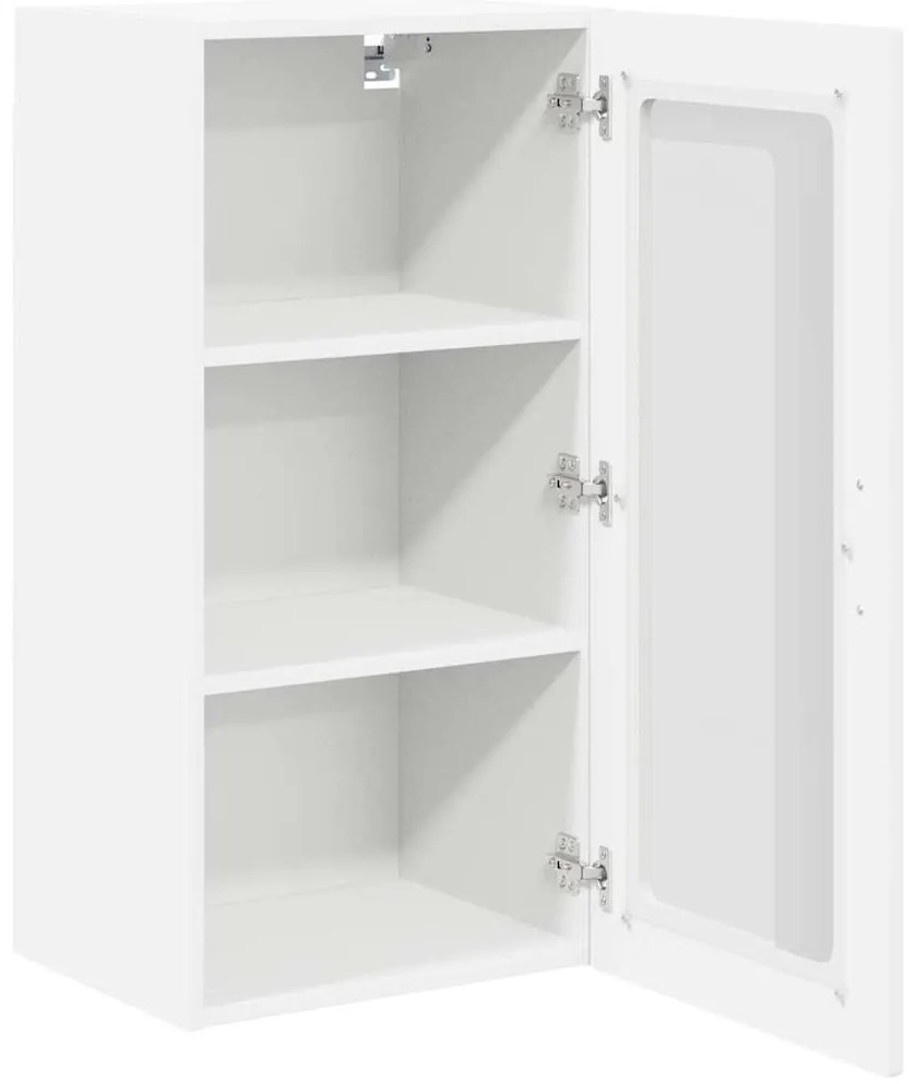 vidaXL Ντουλάπα Κουζίνας με ράφι 2 pcs Λευκό 40 x 31 x 80 εκ.