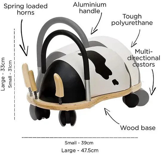 Όχημα Wheelybug Small Cow 2-5y