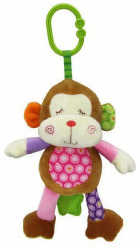 Κρεμαστό Λούτρινο Ζωάκι Με Μουσική Music Toy Monkey 10191440002 Lorelli