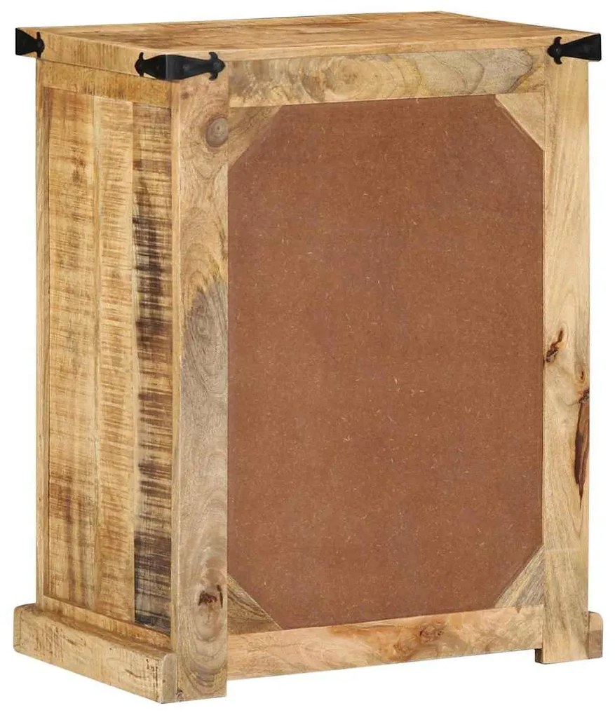 vidaXL Μπουφές 55x35x70 cm Μασίφ Ξύλο Ακατέργαστο Μάνγκο