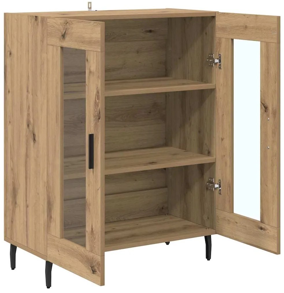 vidaXL Πλαϊνό γραφείο Artisan Oak 69,5 x 34 x 90 εκ.