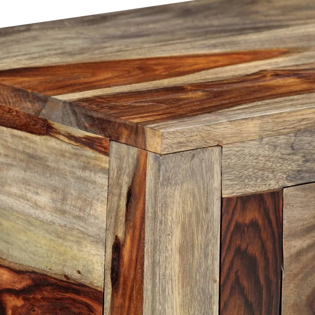 vidaXL Κονσόλα Τραπέζι με 3 Συρτάρια 120x30x75 εκ. Μασίφ Ξύλο Ακακίας