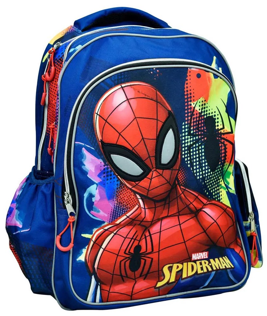 Σχολική Τσάντα Δημοτικού (35x20x46) Gim Spiderman Silver Eyes