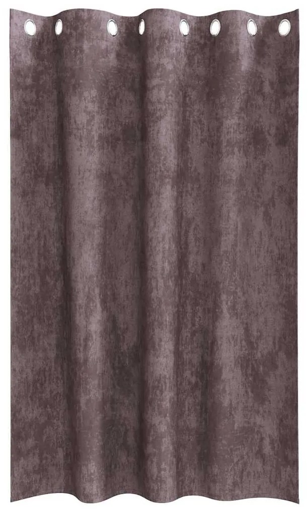 vidaXL Κουρτίνα με κουρτίνες 2 pcs Καφέ 175 x 140 εκ. Βελούδο