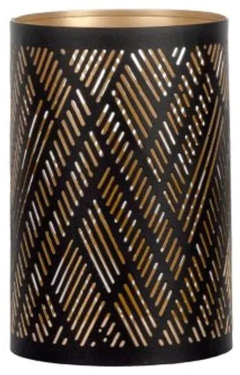 Φαναράκι Subic 422003 10x15cm Black-Gold Eglo Steel