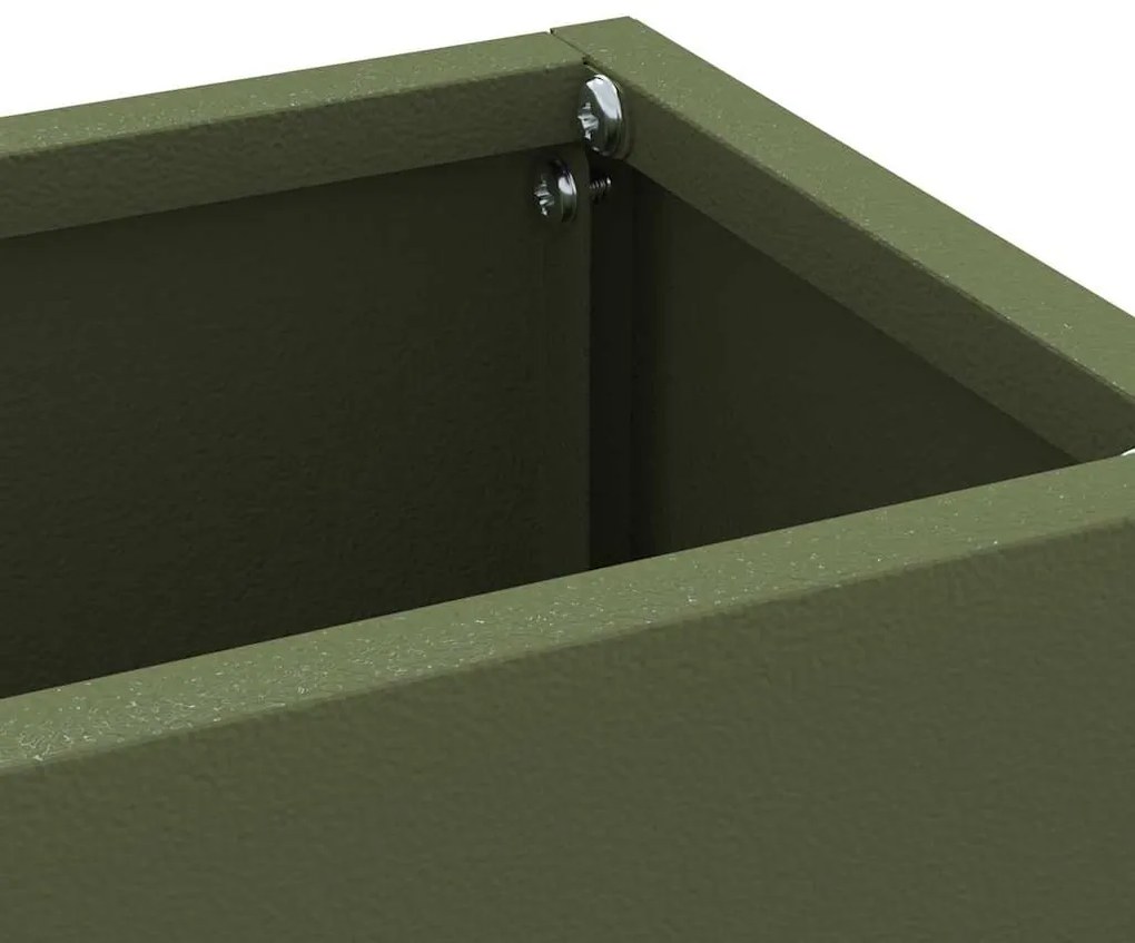 vidaXL Σχέδιο & βάση αποθήκευσης Λαδί 28 x 12 x 41 εκ Ατσάλι