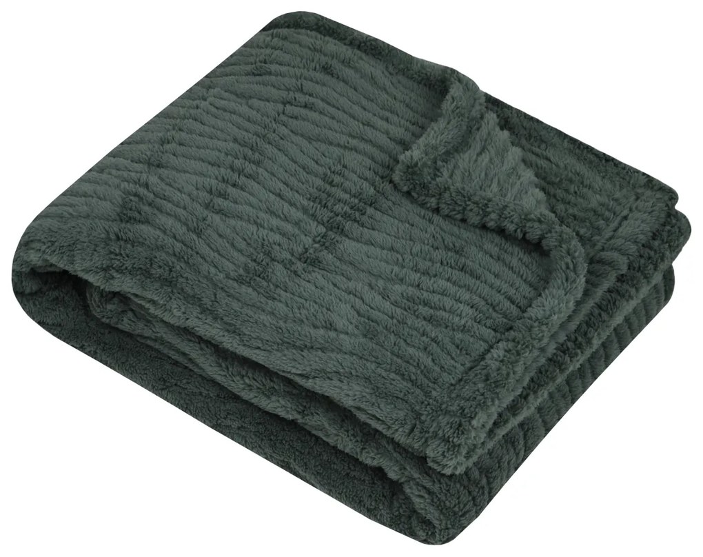 Κουβέρτα Fleece Ημίδιπλη (180x220) S-F Columbia Jade P3C684004
