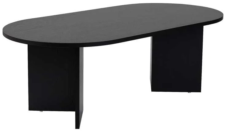 Τραπέζι σαλονιού Tabletod pakoworld σε μαύρη απόχρωση 119x60x40εκ