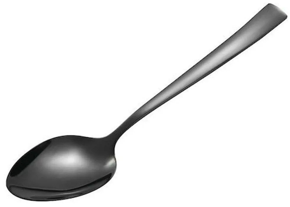 Κουτάλι Φαγητού Porto 03340 19,8cm Black Dinox Stainless Steel