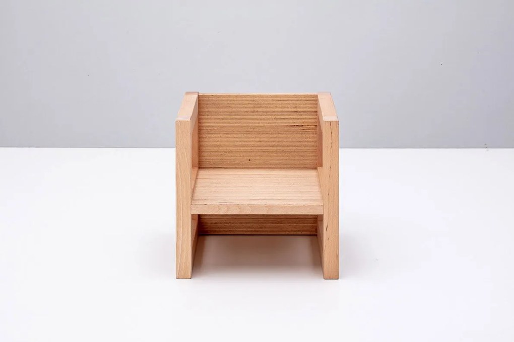 Cubotto 3 σε 1 Premium Καρεκλα Montessori Μπεζ 32x32x32cm