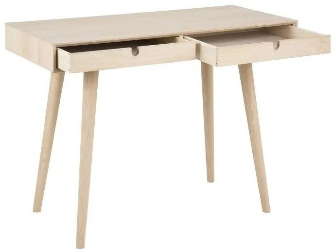 Τραπέζι γραφείου Oakland G104, Με συρτάρια, 74x100x45cm, Ξεθωριασμένη βελανιδιά