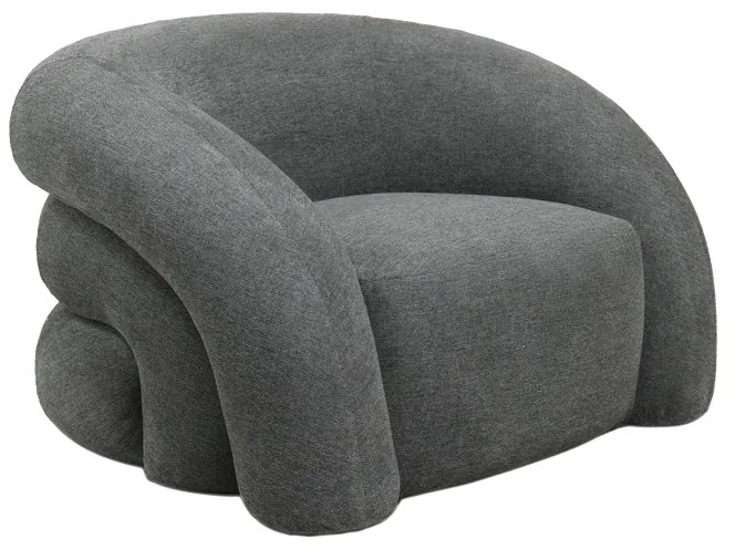 Πολυθρόνα Lexy  γκρι ύφασμα 100x89.5x60εκ