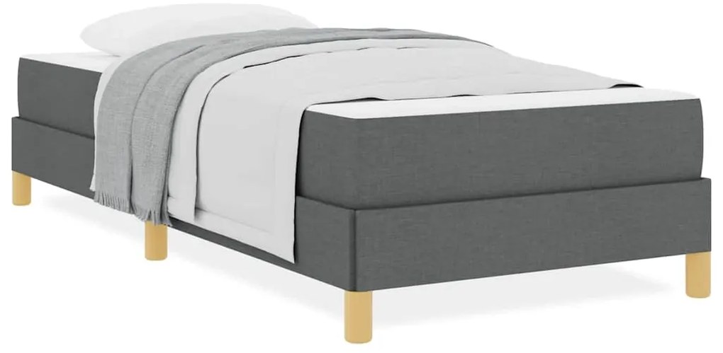 vidaXL Κρεβάτι με ελατήρια Ταμπά, Καφέ 90 x 190 cm