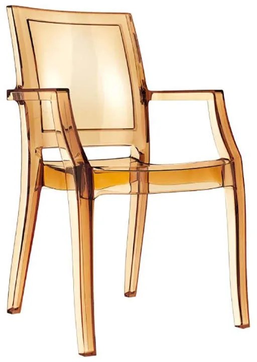 SIESTA ARTHUR AMBER TRANSP.ΠΟΛΥΘΡΟΝΑ 56Χ60Χ91εκ.32.0091