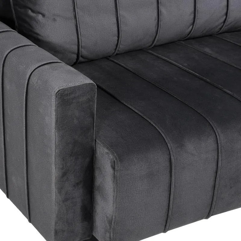 Καναπές - Κρεβάτι Comfort Fylliana Γκρί 235x104x80 εκ. 135x104x80 εκ.