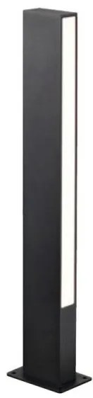 Επιδαπέδιο Φωτιστικό Κολονάκι LED 6W ΙΡ65 Lir 4321000 Viokef-4321000-Μαύρο 4321000