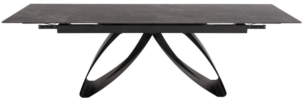 ΣΕΤ ΤΡΑΠΕΖΑΡΙΑΣ 7ΤΜΧ TEGATT ΠΤΥΣΣΟΜΕΝΟ ΤΡΑΠΕΖΙ ΜΕ 6 ΠΟΛΥΘΡΟΝΑΚΙΑ ΓΚΡΙ