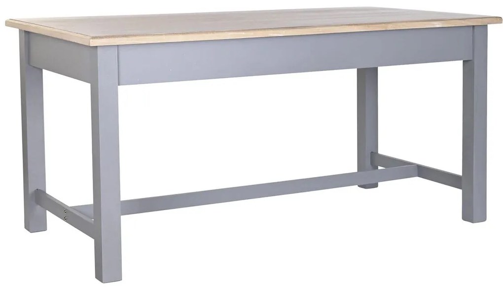 Τραπεζαρία DKD Home Decor Γκρι Φυσικό Ξύλο Ξυλο παουλόβνια Ξύλο MDF 161.5 x 81.5 x 78 cm 161,5 x 81,5 x 78 cm