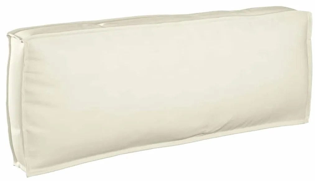 vidaXL Μαξιλάρι παλέτας για πλάτη Κρεμ 120 x 40 x 12 cm Ύφασμα Oxford