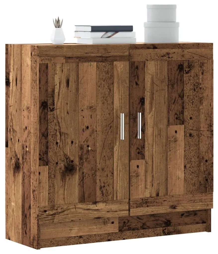 Βιβλιοθήκη Παλιό Ξύλο 82,5 x 30,5 x 80 εκ. Μοριοσανίδα