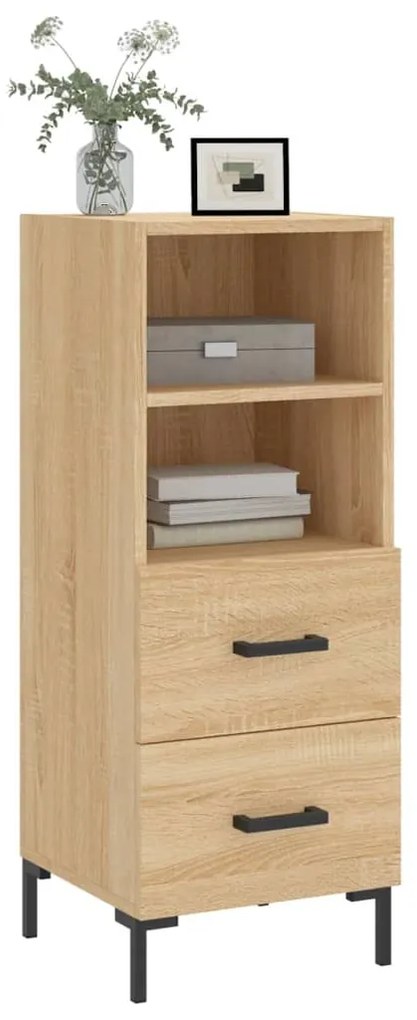 vidaXL Ντουλάπι Sonoma Δρυς 34,5x34x90 εκ. από Επεξεργασμένο Ξύλο