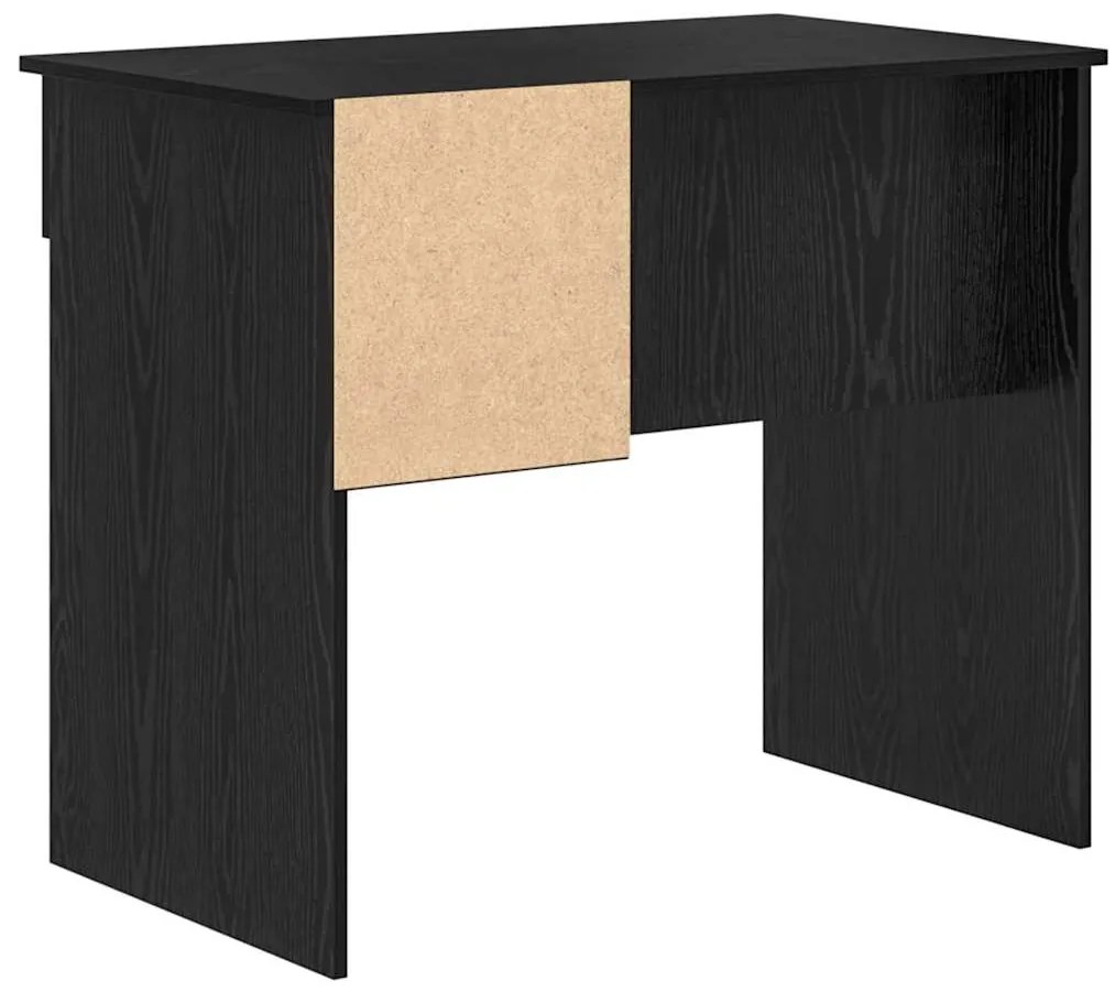 vidaXL Γραφείο Μαύρη δρυς 90 x 49.5 x 75 εκ. Επεξεργασμένο ξύλο