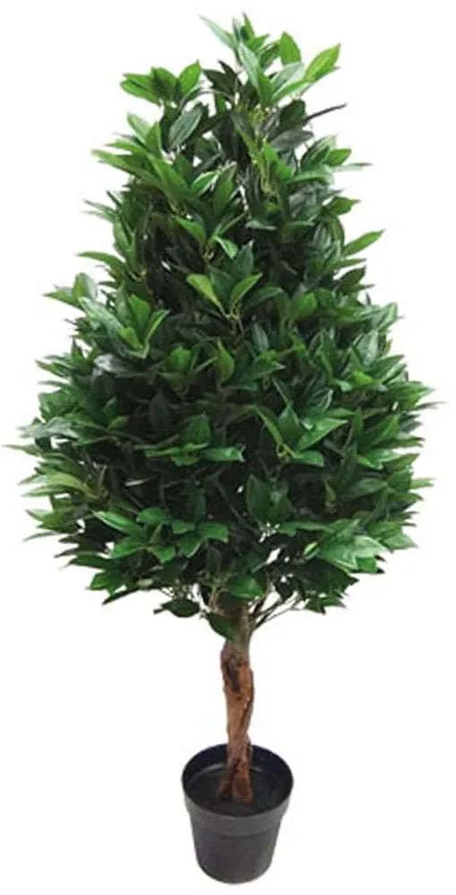 Τεχνητό Δέντρο Σε Γλάστρα Δάφνη Τριγωνική 04-00-18780 130cm Green Marhome Συνθετικό Υλικό