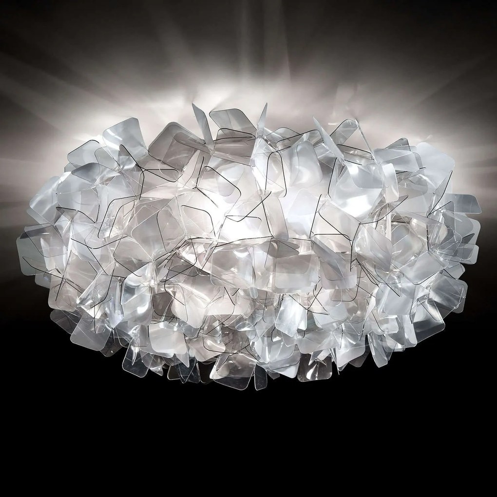 Φωτιστικό Οροφής-Πλαφονιέρα Clizia Large Fume Slamp Aluminium, Polypropylene