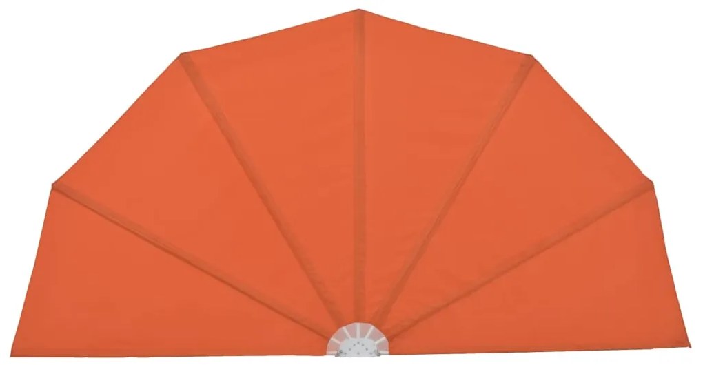 vidaXL Σκίαστρο Βεράντας Πλαϊνό Πτυσσόμενο Τερακότα 160 εκ.