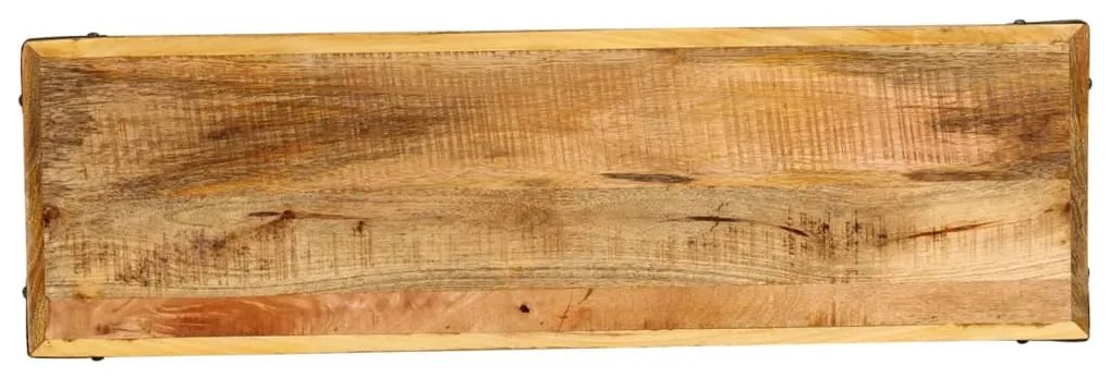 Τραπέζι Κονσόλα 100 x 30 x 75 εκ. από Μασίφ Ξύλο Μάνγκο - Καφέ