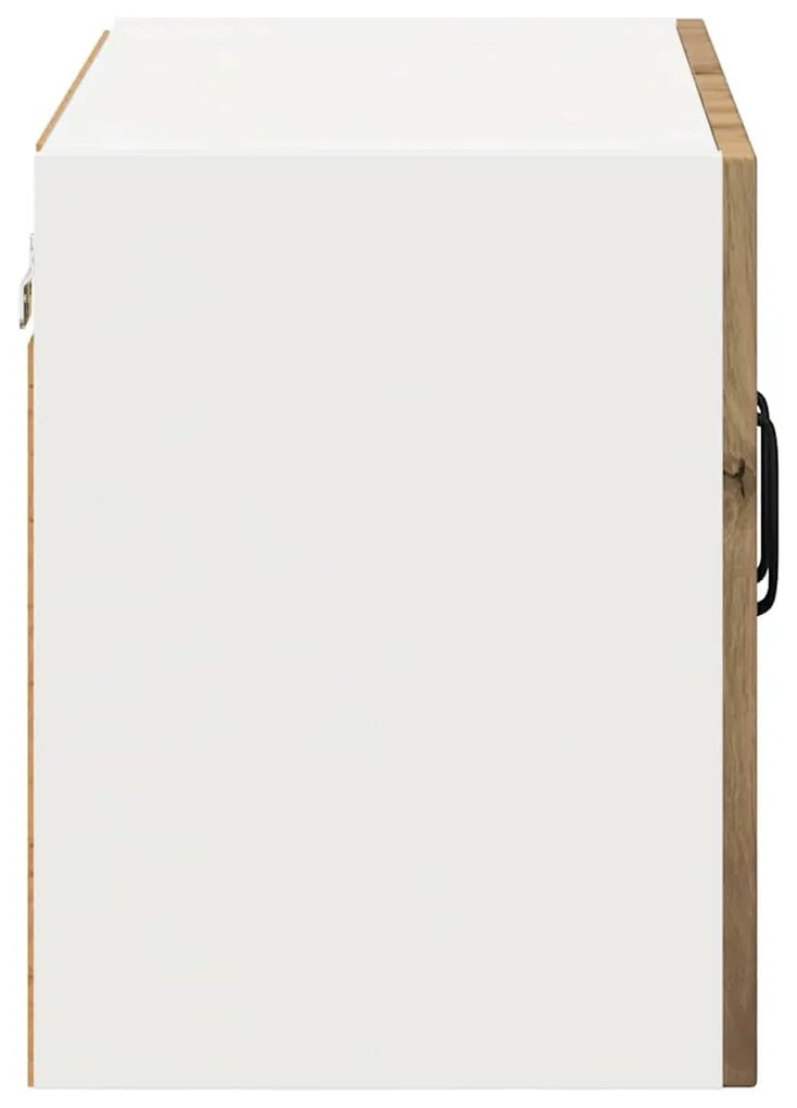 vidaXL Κρεμαστό ντουλάπι κουζίνας με πόρτα Artisan Oak 60 x 31 x 40 εκ