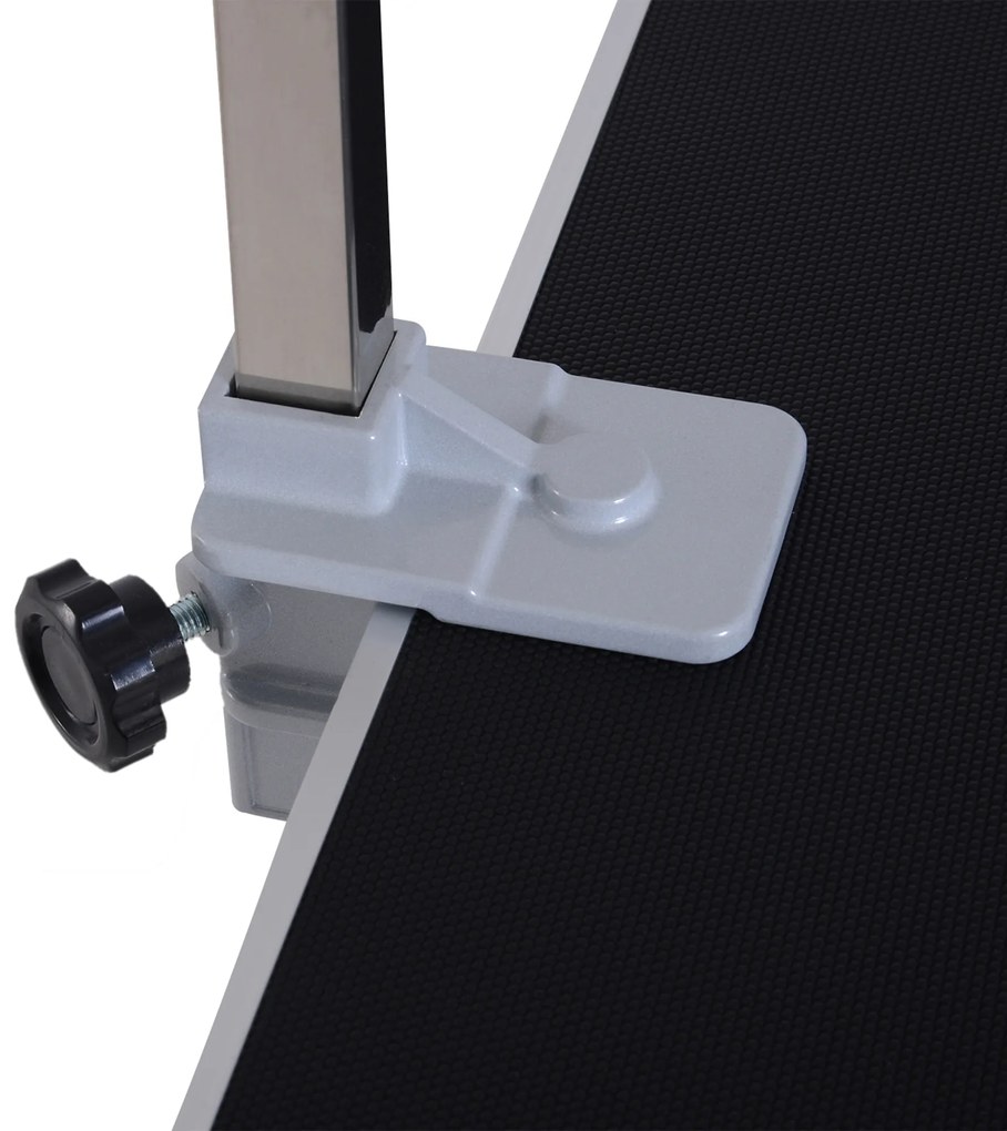 PawHut Τραπέζι περιποίησης κατοικιδίων πτυσσόμενο Τραπέζι περιποίησης Σκύλων Γάτων Μεταλλικό Μαύρο 81 x 48,5 x 80 cm