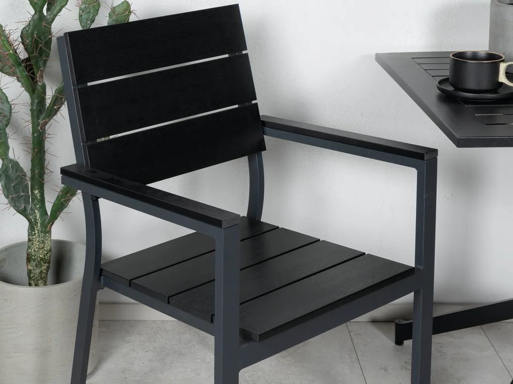Σετ Τραπέζι και καρέκλες Dallas 2111, Μέταλλο, Μέταλλο, Polyξύλο | Epipla1.gr