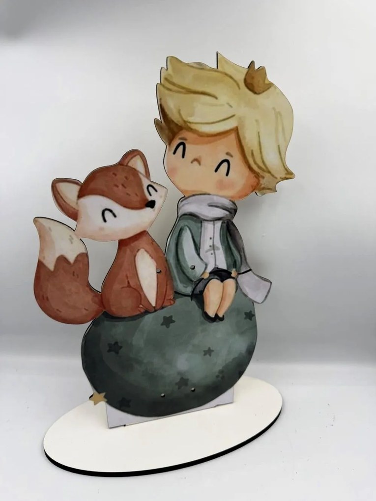 Τύπου Μικρός Πρίγκιπας Αρωματική λαμπάδα ν.2 - Σετ Λαμπάδα και πλάτη με βάση