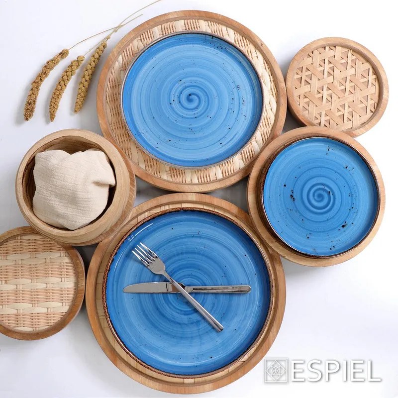 TERRA BLUE ΠΙΑΤΟ NORDIC/STEP ΡΗΧΟ 30ΕΚ ΣΕΤ 6 τμχ - Espiel