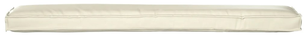 vidaXL Μαξιλάρι Παλέτας για Παγκάκι Κρεμ 200x40x8 εκ. Υφασμάτινη Όξφορντ