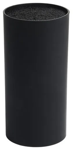 Estia Βάση Μαχαιριών Κυλινδρική 11x11x22.3cm Μαύρη 01-3524