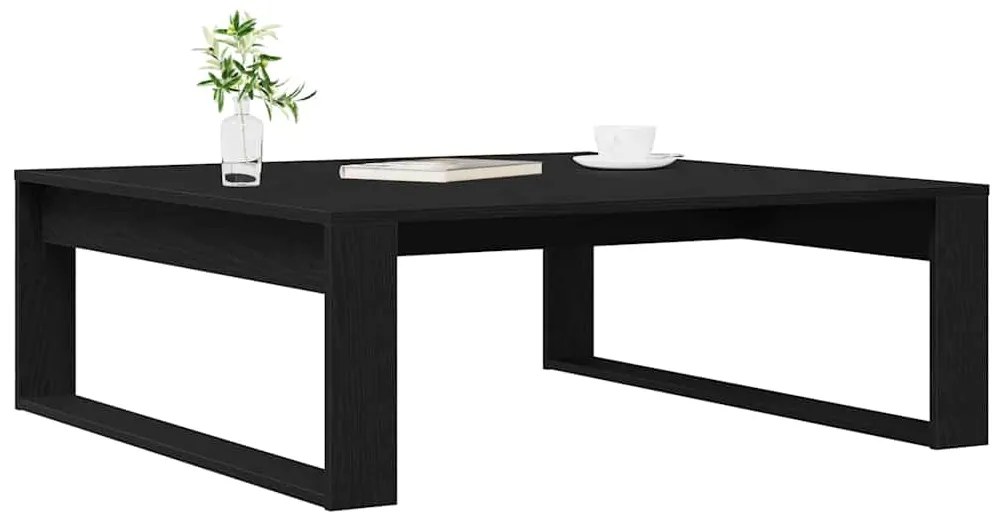 vidaXL Τραπεζάκι σαλονιού Μαύρη δρυς 100 x 100 x 35 cm
